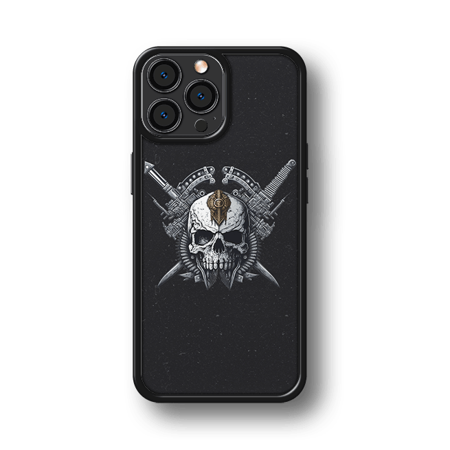 Husa BLVCK Collection Cyberpunk Skull Impact Ultra Apple iPhone 11 Pro - StarMobile.ro - Modă pentru telefon