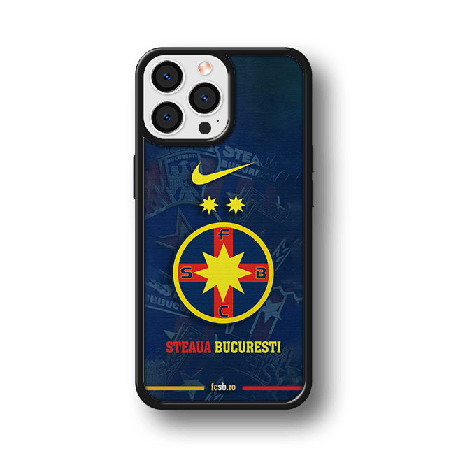 Husa Fotbal Collection Steaua FCSB Impact Ultra Apple iPhone 13 Pro Max - StarMobile.ro - Modă pentru telefon