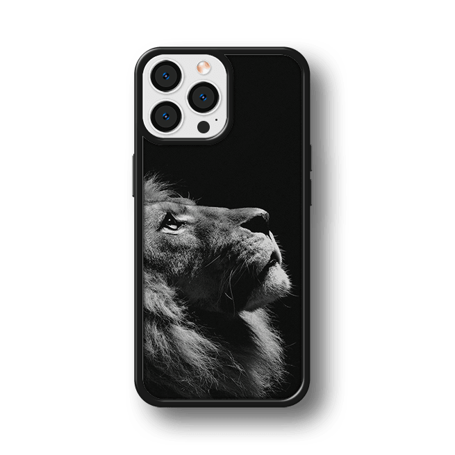 Husa Instinct Collection Lion Black Impact Ultra Apple iPhone 12 / 12 Pro - StarMobile.ro - Modă pentru telefon