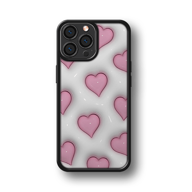 Husa Love Collection Heart White Pink Impact Ultra Apple iPhone 11 - StarMobile.ro - Modă pentru telefon