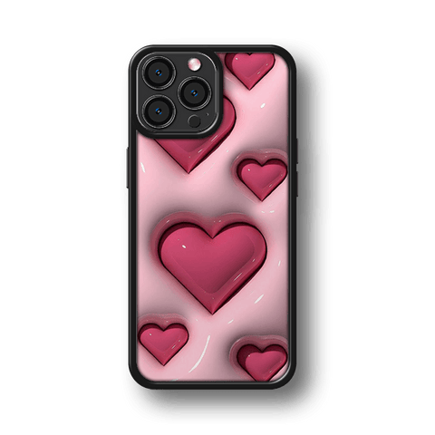 Husa Love Collection Puffer Heart Impact Ultra Apple iPhone 11 Pro Max - StarMobile.ro - Modă pentru telefon