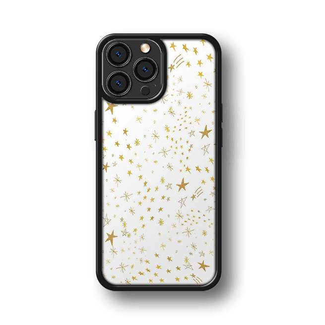 Husa Magic Collection Gold Stars Impact Ultra Apple iPhone 13 Pro - StarMobile.ro - Modă pentru telefon