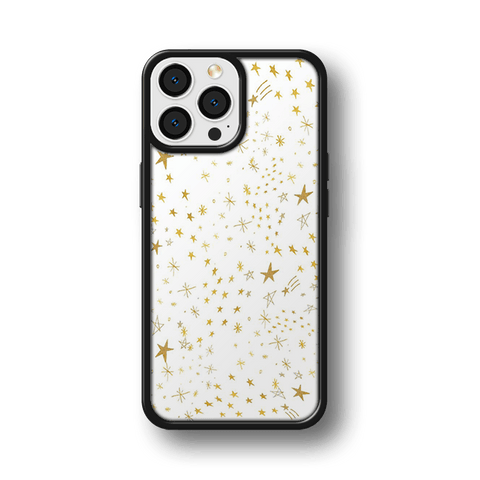 Husa Magic Collection Gold Stars Impact Ultra Apple iPhone 14 - StarMobile.ro - Modă pentru telefon