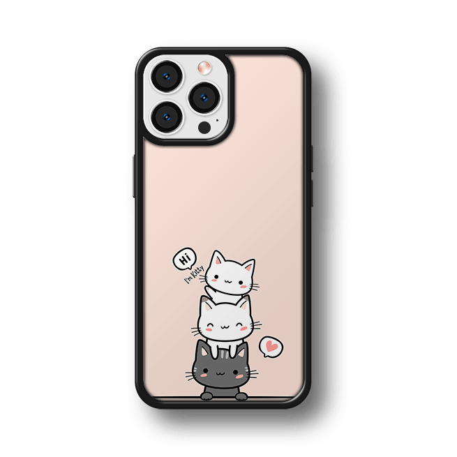 Husa Magic Collection Pink Kitty Cat Impact Ultra Apple iPhone 12 / 12 Pro - StarMobile.ro - Modă pentru telefon