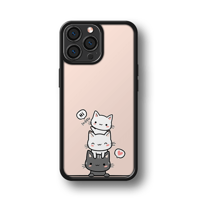 Husa Magic Collection Pink Kitty Cat Impact Ultra Apple iPhone 13 Pro Max - StarMobile.ro - Modă pentru telefon