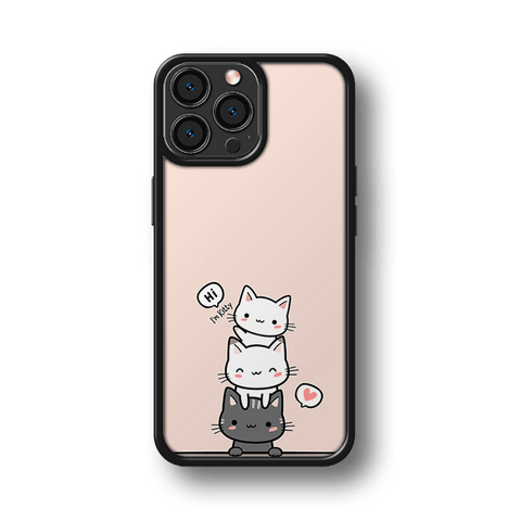 Husa Magic Collection Pink Kitty Cat Impact Ultra Apple iPhone 14 - StarMobile.ro - Modă pentru telefon
