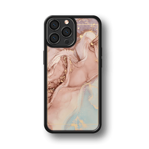 Husa Marble Collection Beige Abstract Impact Ultra Apple iPhone 13 - StarMobile.ro - Modă pentru telefon