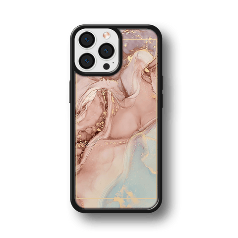 Husa Marble Collection Beige Abstract Impact Ultra Apple iPhone 14 Pro Max - StarMobile.ro - Modă pentru telefon