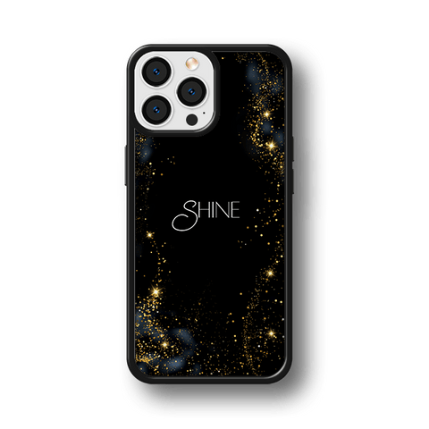 Husa Marble Collection Gold Black Shine Impact Ultra Apple iPhone 13 Pro - StarMobile.ro - Modă pentru telefon