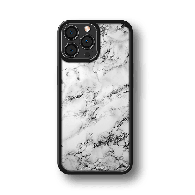 Husa Marble Collection New White Impact Ultra Apple iPhone 13 Pro Max - StarMobile.ro - Modă pentru telefon
