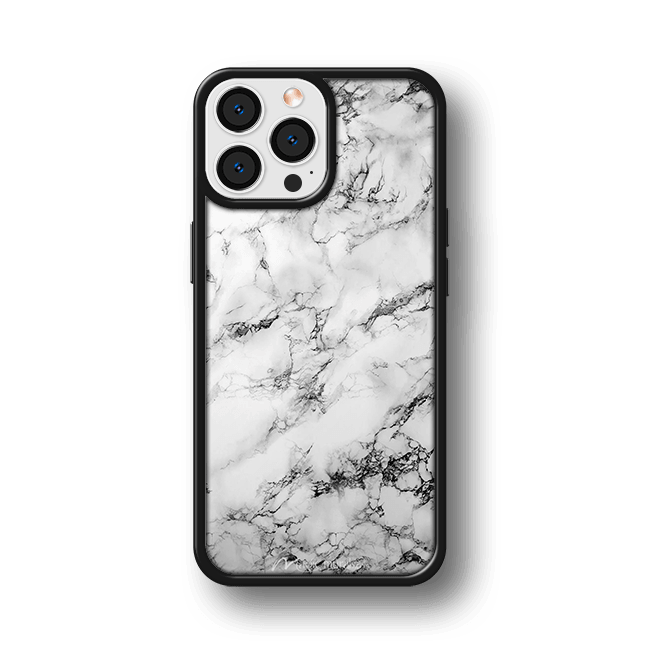 Husa Marble Collection New White Impact Ultra Apple iPhone 13 - StarMobile.ro - Modă pentru telefon