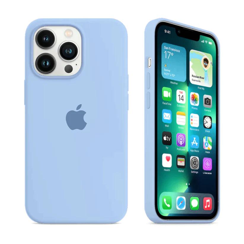 Husa Silicon Interior Microfibra Baby Blue Apple iPhone 12 Pro Max - StarMobile.ro - Modă pentru telefon