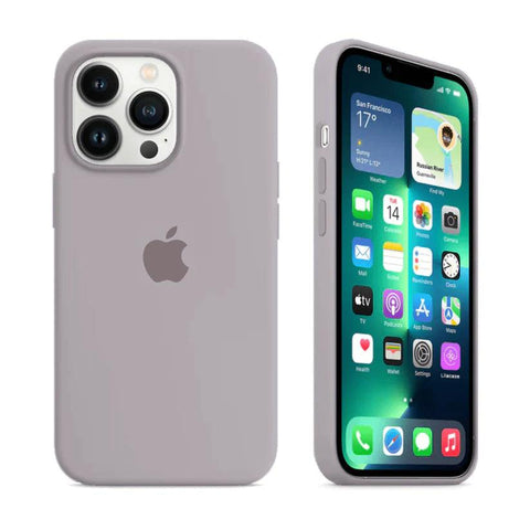 Husa Silicon Interior Microfibra Lavender Apple iPhone 13 Pro Max - StarMobile.ro - Modă pentru telefon