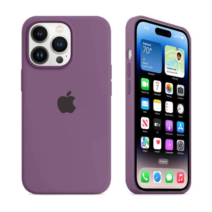 Husa Silicon Interior Microfibra New Purple Apple iPhone 15 Pro Max - StarMobile.ro - Modă pentru telefon