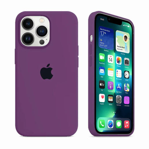 Husa Silicon Interior Microfibra Purple Apple iPhone 12 Pro Max - StarMobile.ro - Modă pentru telefon