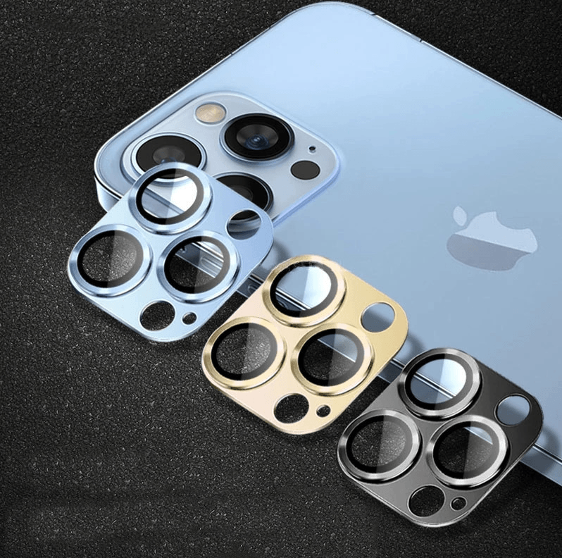 Protectie sticla Metal Full Cover camera foto Apple iPhone 13 Pro Max - StarMobile.ro - Modă pentru telefon