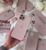 Husa Silicon Interior Microfibra Pink Sand Apple iPhone 13 Pro