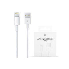 Cablu Date Lightning to Usb Apple 1m Alb - StarMobile.ro - Modă pentru telefon