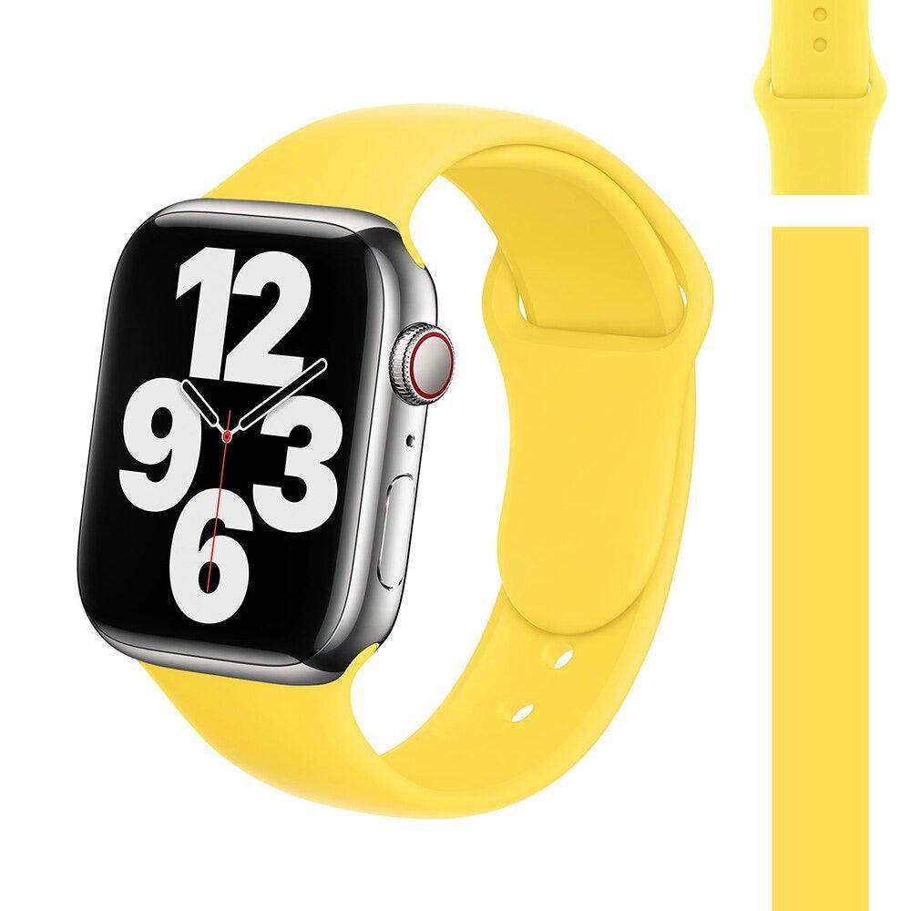 Curea ceas Silicon Yellow - StarMobile.ro - Modă pentru telefon