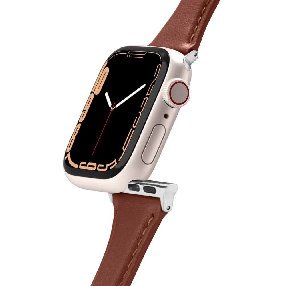 Curea Ceas Spigen - Cyrill Kajuk 32mm - Apple Watch 1 / 2 / 3 / 4 / 5 / 6 / 7 / 8 / SE / SE 2 (38 mm / 40 mm / 41 mm) - Chestnut - StarMobile.ro - Modă pentru telefon
