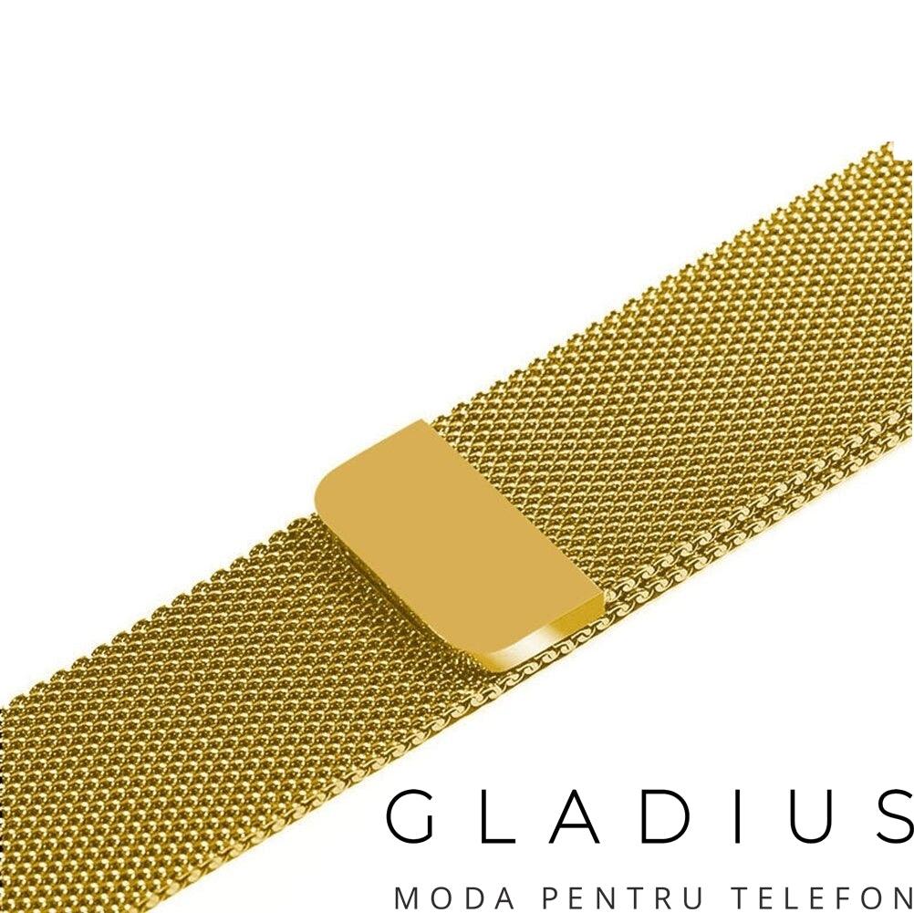 Curea Metal Apple Watch Gold - StarMobile.ro - Modă pentru telefon