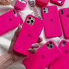 Husa Silicon Interior Microfibra Flash Pink Apple iPhone 13 Pro Max