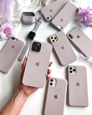 Husa Silicon Interior Microfibra Lavender Apple iPhone 14 Pro - StarMobile.ro - Modă pentru telefon