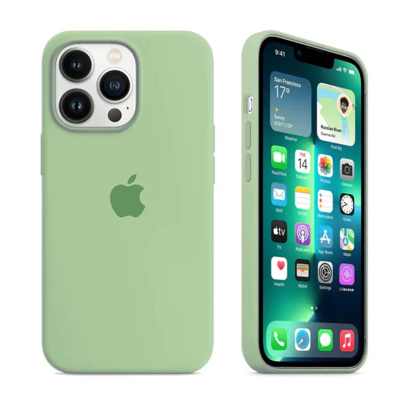 Husa Silicon Interior Microfibra Mint Apple iPhone 12 Pro Max - StarMobile.ro - Modă pentru telefon