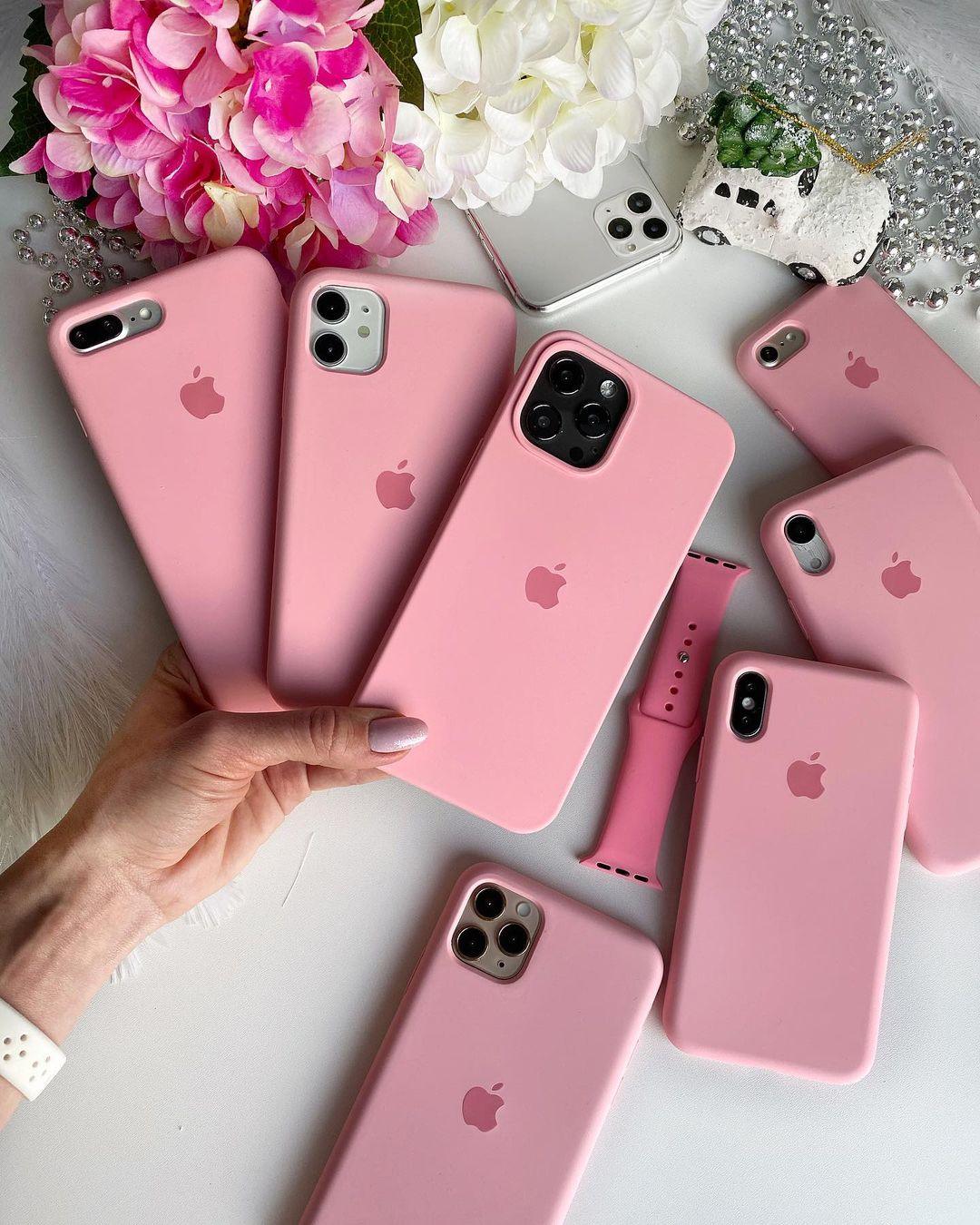 Husa Silicon Interior Microfibra Pink Apple iPhone 11 - StarMobile.ro - Modă pentru telefon