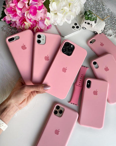 Husa Silicon Interior Microfibra Pink Apple iPhone 14 - StarMobile.ro - Modă pentru telefon