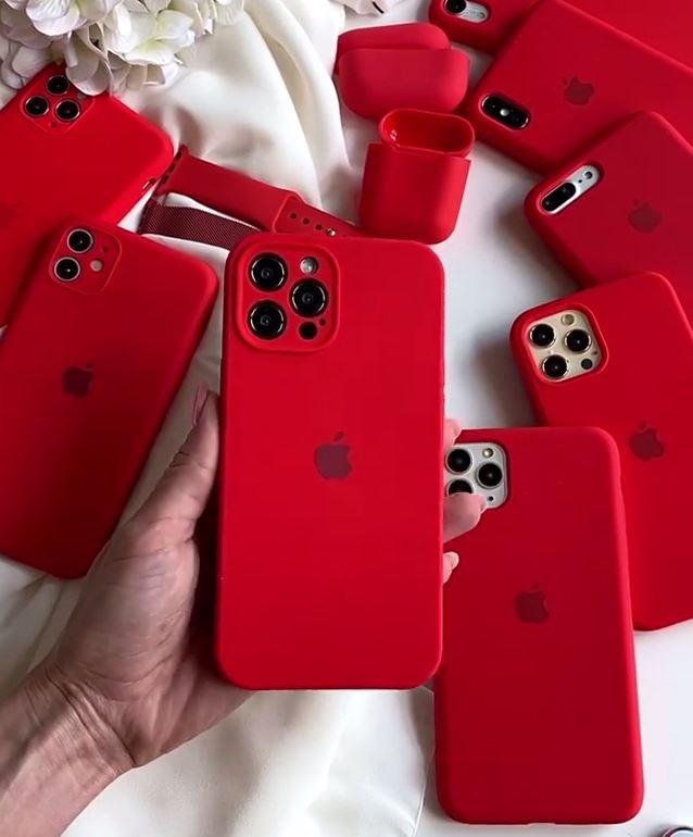 Husa Silicon Interior Microfibra Red Full Camera Apple iPhone 13 Pro - StarMobile.ro - Modă pentru telefon