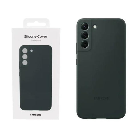 Husa Silicone Cover pentru Samsung Galaxy S22 Plus Dark Green - StarMobile.ro - Modă pentru telefon