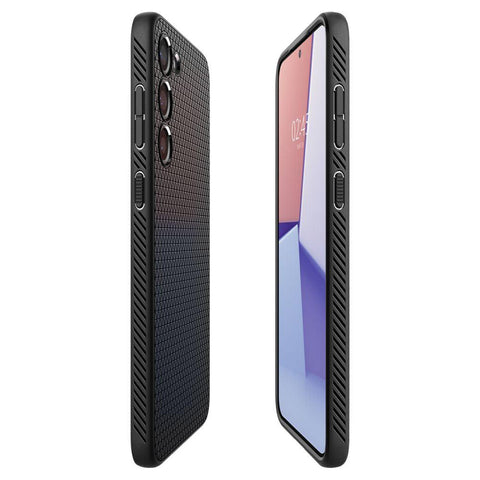 Husa Spigen - Liquid Air - Samsung Galaxy S23 - Matte Black - StarMobile.ro - Modă pentru telefon