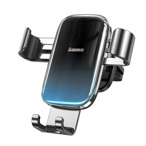 Suport auto telefon Baseus Glaze Gravity, ABS/Aliaj de aluminiu, Negru, SUYL-LG01 - StarMobile.ro - Modă pentru telefon