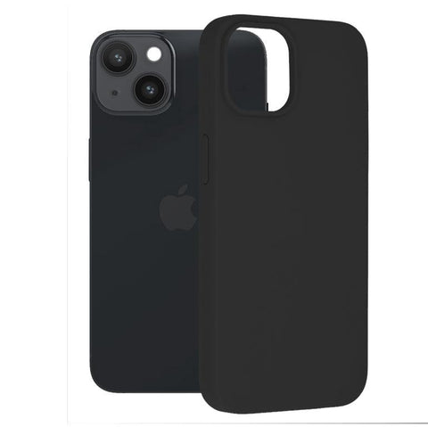 Techsuit Soft Edge Silicone Black Apple iPhone 14 Plus - StarMobile.ro - Modă pentru telefon