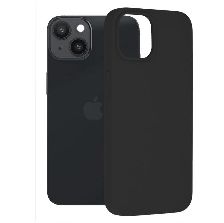 Techsuit Soft Edge Silicone Black Apple iPhone 14 - StarMobile.ro - Modă pentru telefon