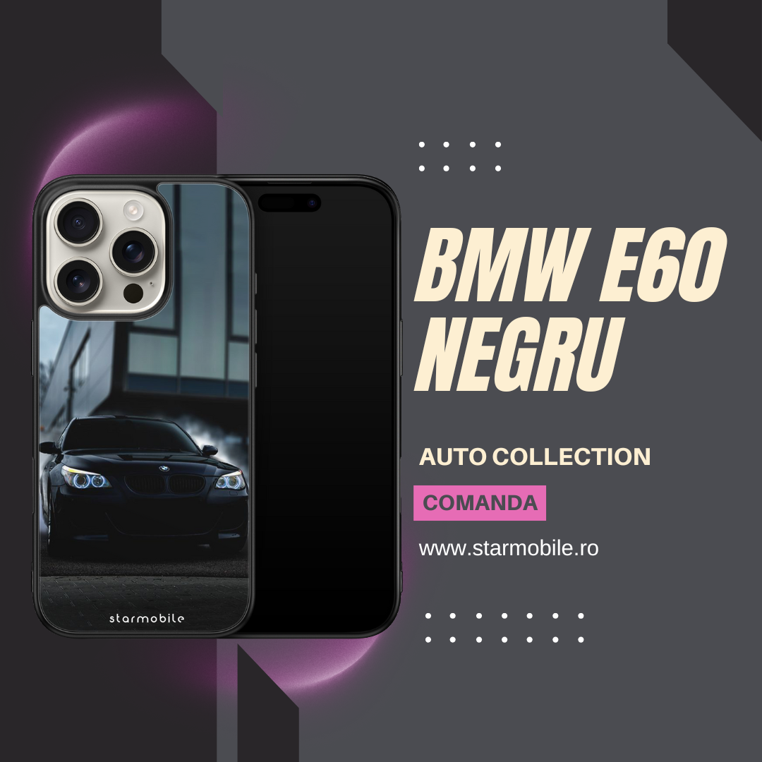 Husa BMW e60 Negru Apple iPhone Impact Ultra