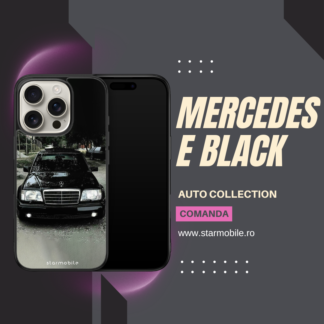 Husa Mercedes E Black Apple iPhone Impact Ultra