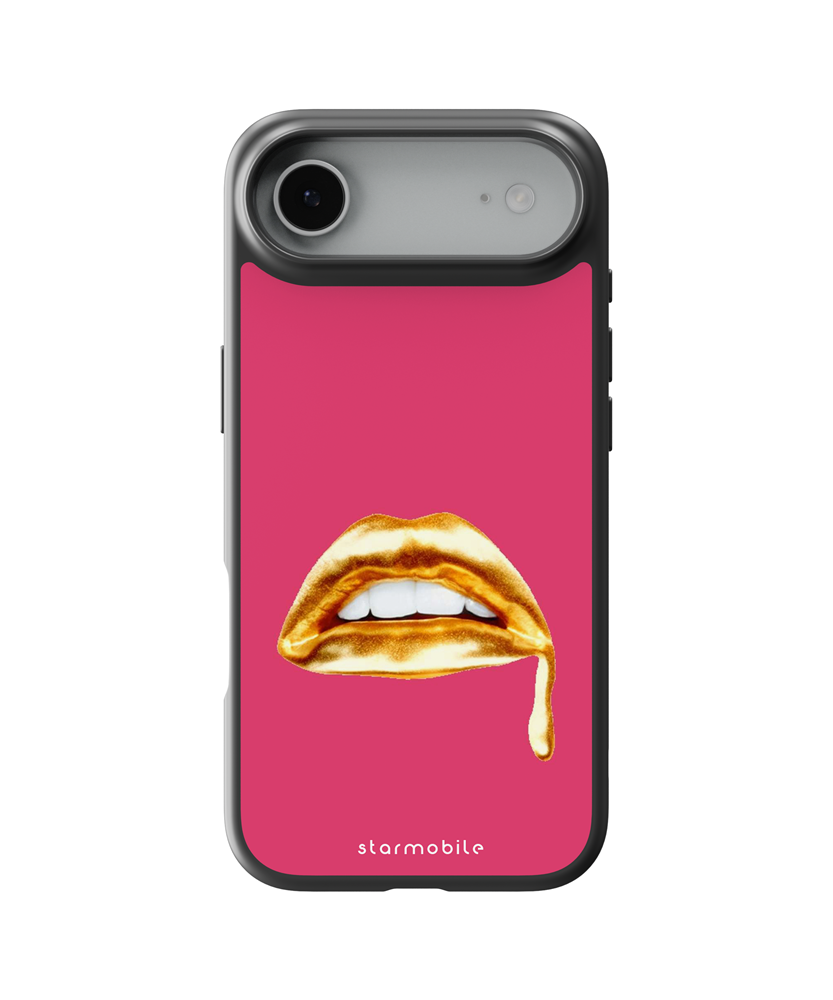 Husa Golden Lips Apple iPhone Impact Ultra
