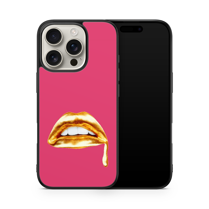 Husa Golden Lips Apple iPhone Impact Ultra