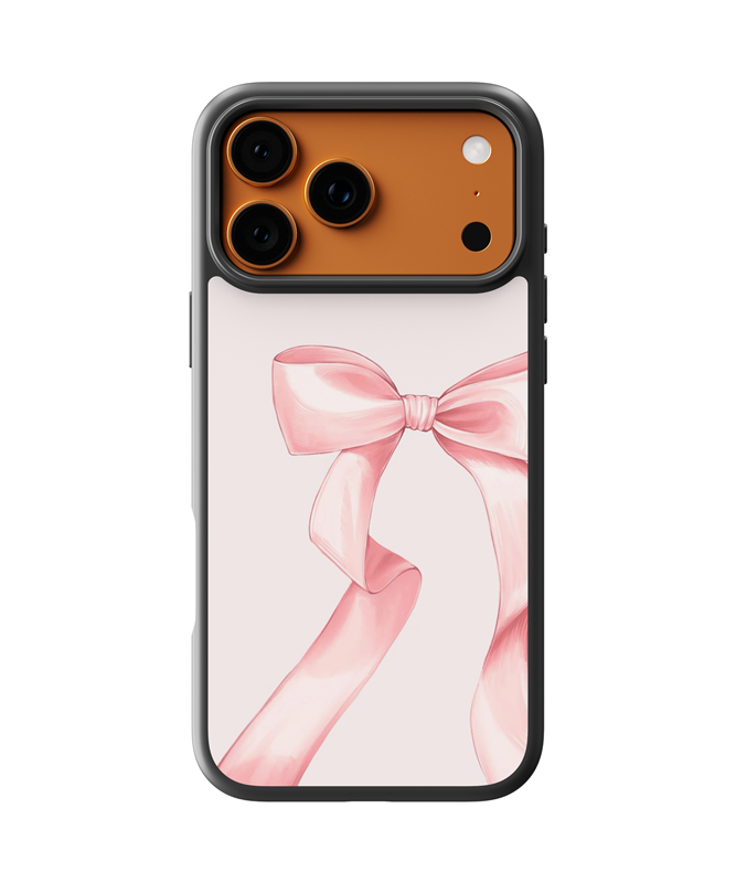 Husa Pink Bow Apple iPhone Impact Ultra