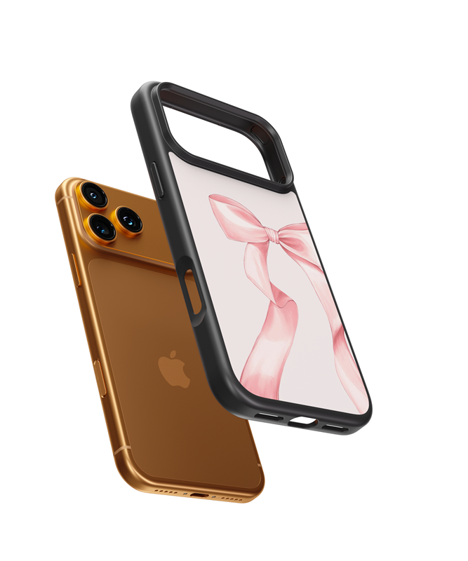 Husa Pink Bow Apple iPhone Impact Ultra