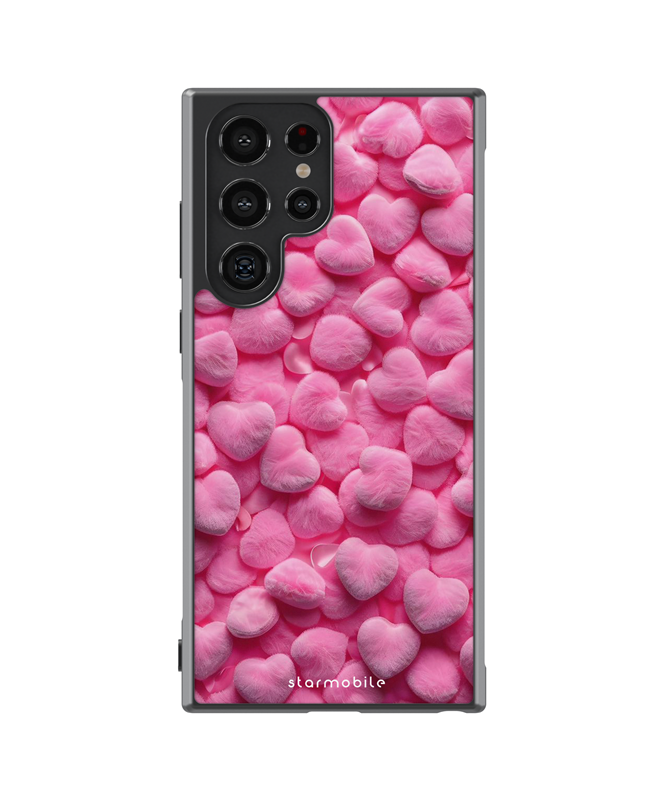 Husa Fluffy Hearts Samsung Impact Ultra