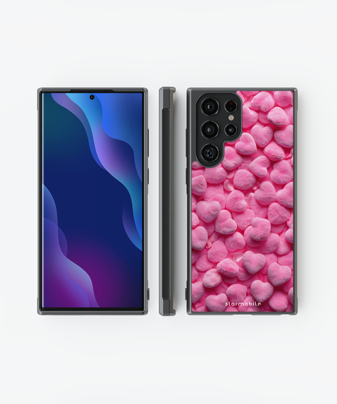 Husa Fluffy Hearts Samsung Impact Ultra