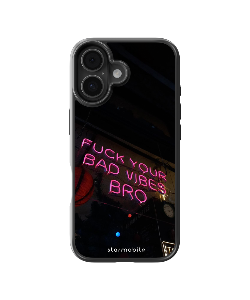 Husa F*ck your bad vibes Apple iPhone Impact Ultra