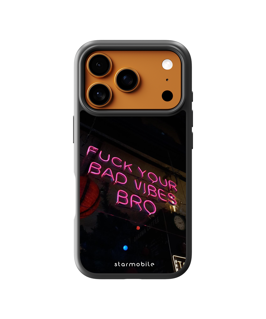 Husa F*ck your bad vibes Apple iPhone Impact Ultra