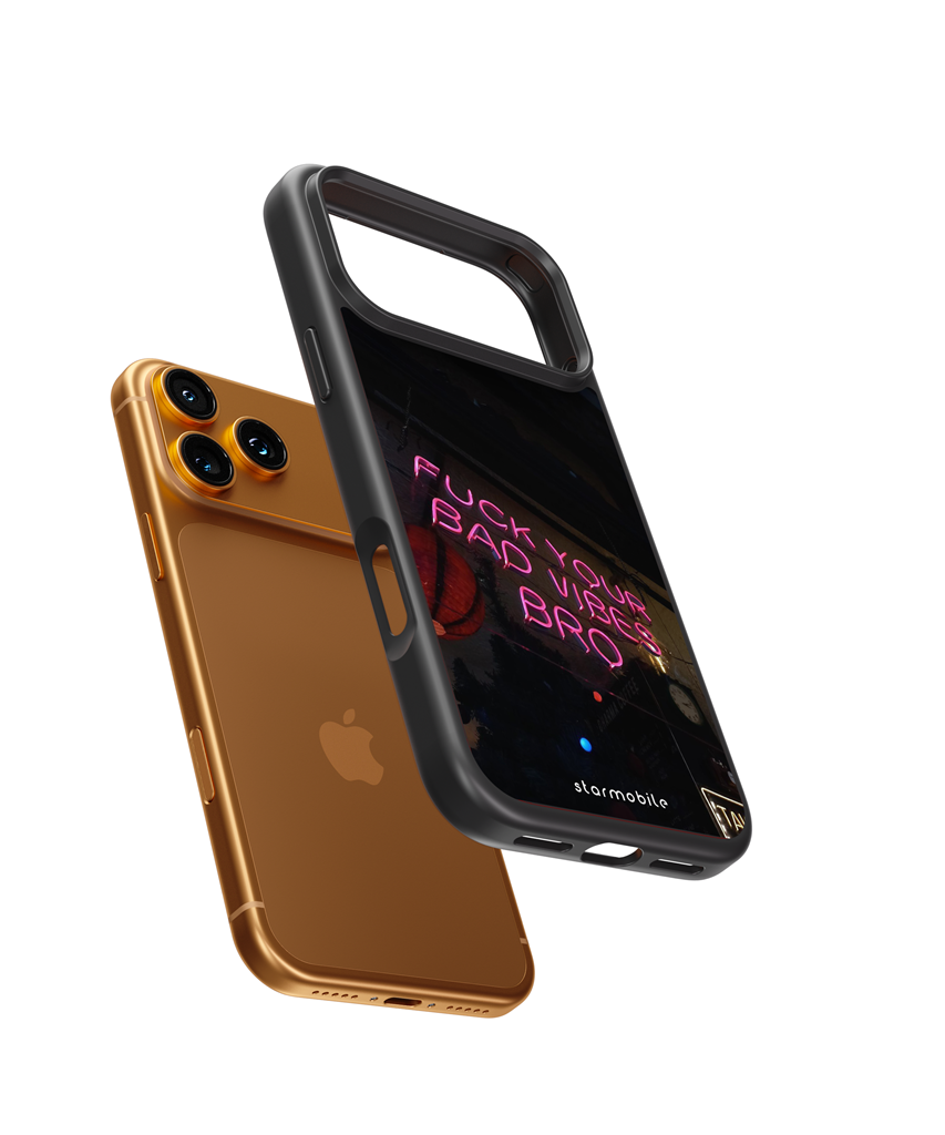 Husa F*ck your bad vibes Apple iPhone Impact Ultra