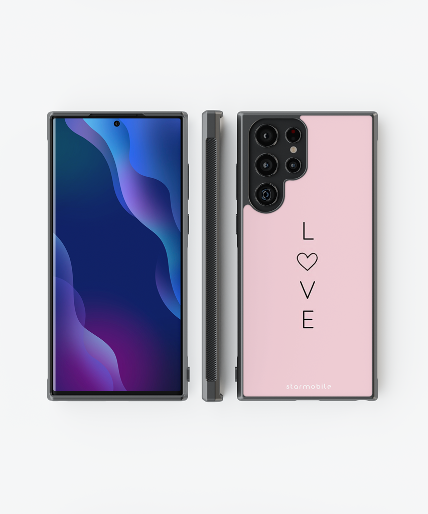 Husa Love Pink Angel Samsung Impact Ultra