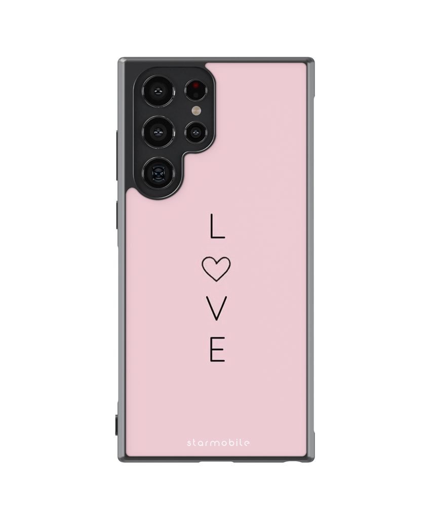 Husa Love Pink Angel Samsung Impact Ultra