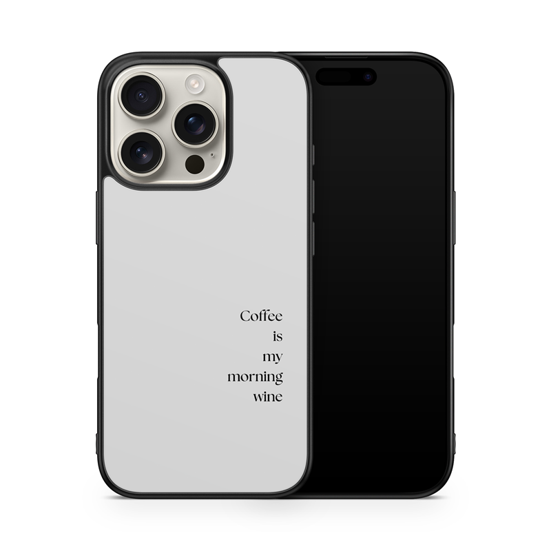Husa Coffe is my morning wine Apple iPhone Impact Ultra
